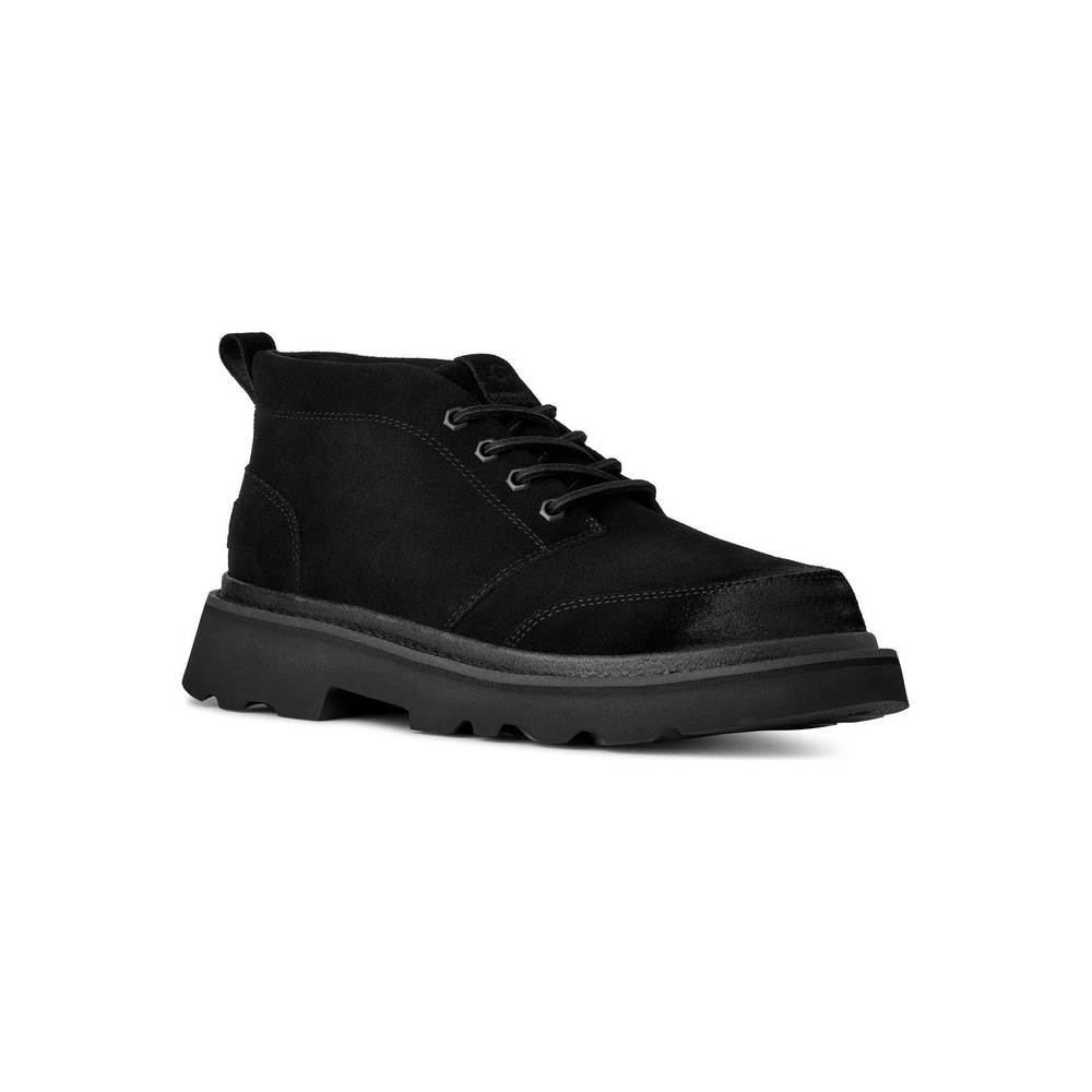 UGG Mens Chukka Lug Black Suede Lace Up Boots 1171113 Size 12 NWB No Lid